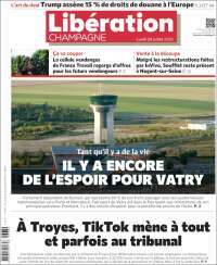 Portada de Libération Champagne (France)