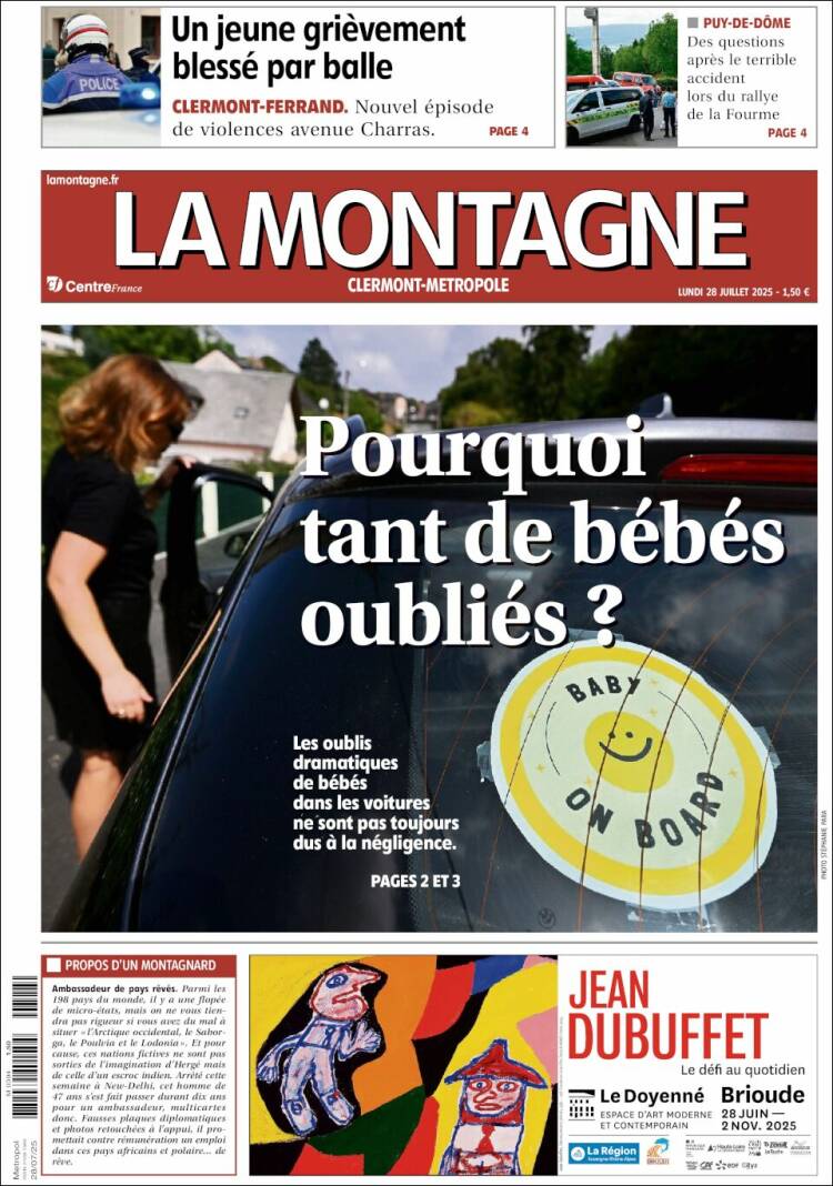 Portada de La Montagne (Francia)