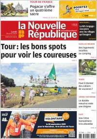 Portada de La Nouvelle Republique (Francia)
