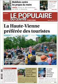 Portada de Le Populaire du Centre (Francia)
