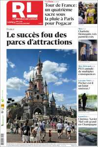 Portada de Le Republicain Lorrain (Francia)