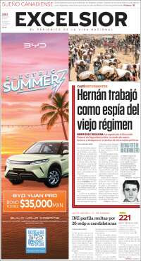 Portada de Excelsior (Mexico)