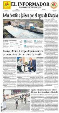 Portada de El Informador (Mexico)