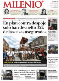 Portada de Milenio - Estado de México (Mexico)
