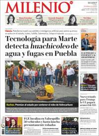 Portada de Milenio de Puebla (México)