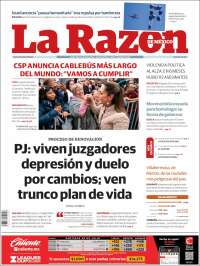 Portada de La Razón (Mexico)
