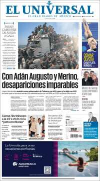 Portada de El Universal (Mexico)