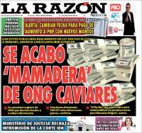 Portada de La Razón (Peru)