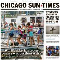 Portada de Chicago Sun-Times (USA)