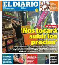 Portada de El Diario NY (USA)