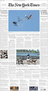 Portada de New York Times (USA)