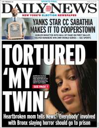 Portada de Daily News - New York (USA)