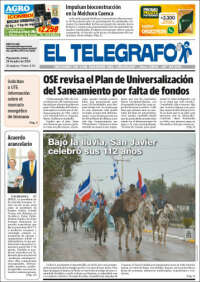 Portada de El Telégrafo (Uruguay)