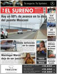Portada de Diario El Sureño (Argentina)