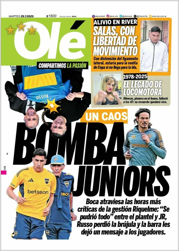 Portada de Olé (Argentine)
