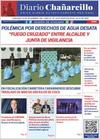 Portada de Diario Chañarcillo (Chile)