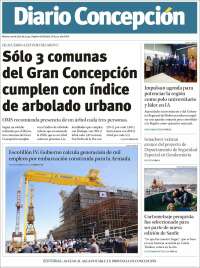Portada de Diario de Concepción (Chili)