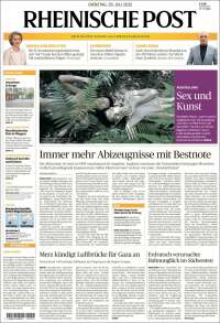 Portada de Rheinische Post (Alemania)