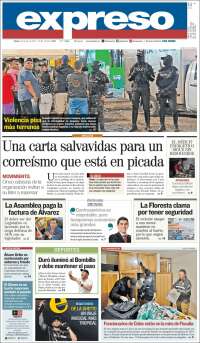 Portada de Expreso (Ecuador)