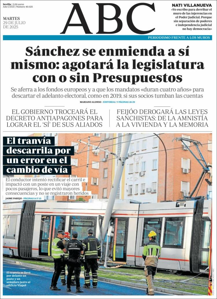 Portada de ABC - Sevilla (Espagne)