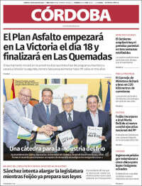 Portada de Diario de Córdoba (Espagne)