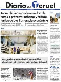 Portada de Diario de Teruel (España)