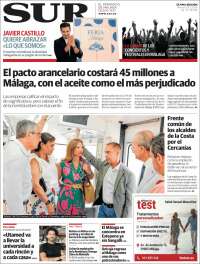 Portada de Diario el Sur (España)