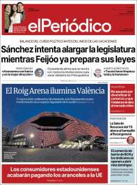 Portada de El Periódico (España)