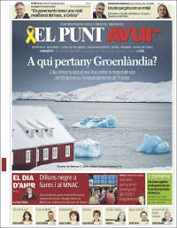 Portada de El Punt Avui (España)