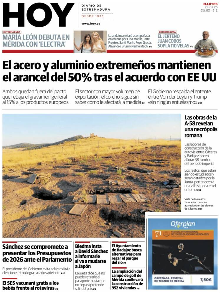 Portada de Hoy - Badajoz (Espagne)