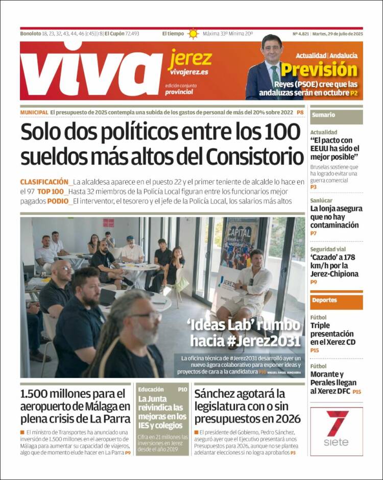 Portada de Información - Jerez (Spain)
