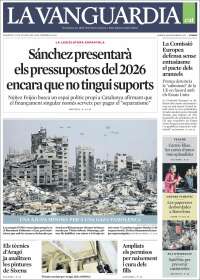 Portada de La Vanguardia (España)