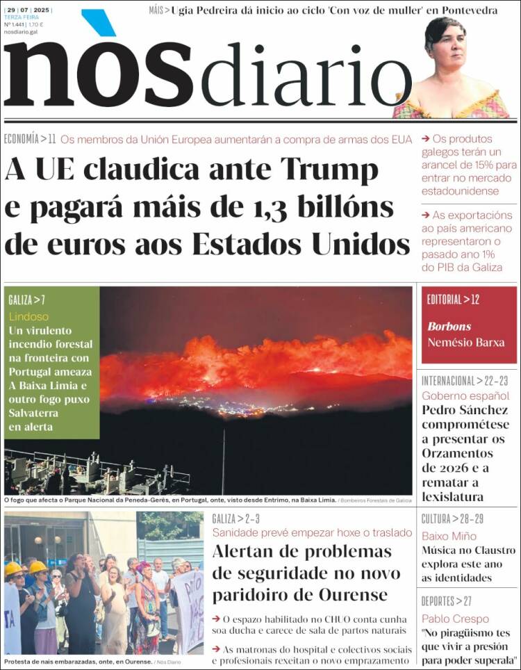Portada de Nòs Diario (Spain)