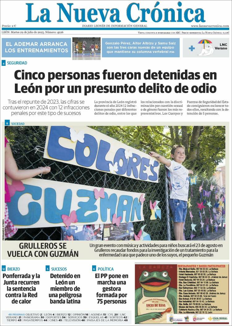 Portada de La Nueva Crónica (Spain)