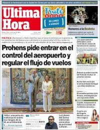 Portada de Última Hora (Spain)