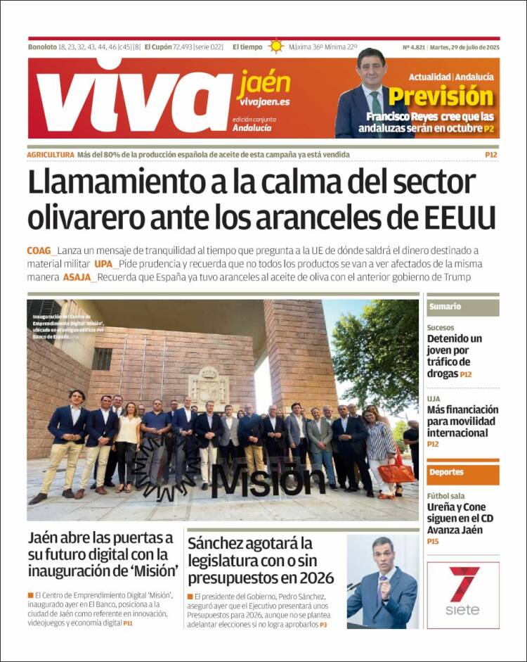 Portada de Viva Jaén (Espagne)
