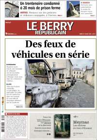 Portada de Berry Republicain (Francia)