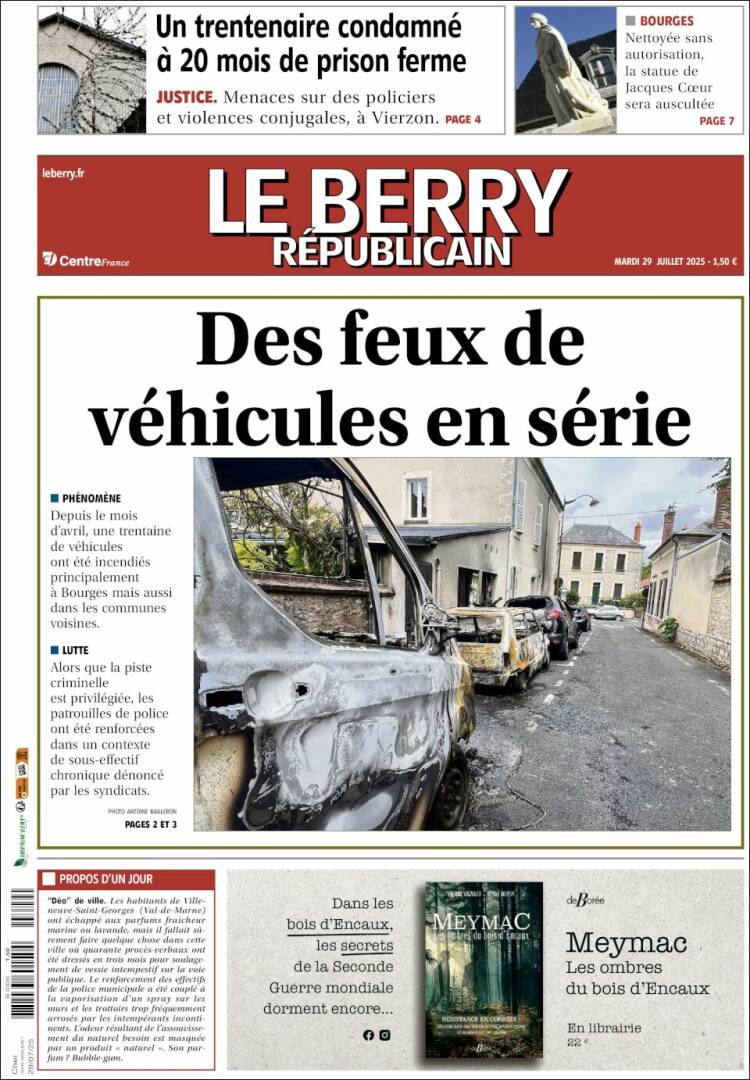 Portada de Berry Republicain (France)