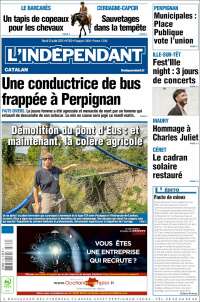 Portada de Le Indépendant (France)