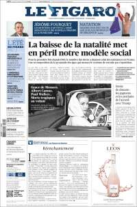 Portada de Le Figaro (Francia)
