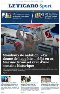 Portada de Le Figaro Sport (Francia)
