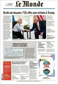 Portada de Le Monde (Francia)
