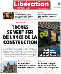Portada de Libération Champagne (France)