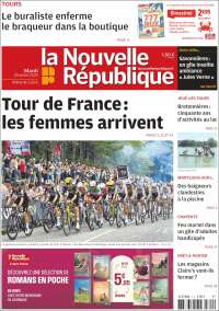 Portada de La Nouvelle Republique (Francia)