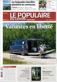 Portada de Le Populaire du Centre (Francia)