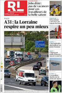 Portada de Le Republicain Lorrain (Francia)