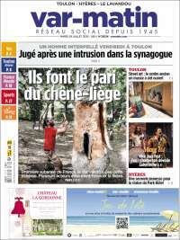 Portada de Var-Matin (France)