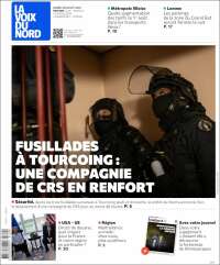Portada de La Voix du Nord (Francia)