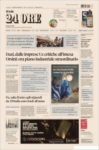 Portada de Il Sole 24 ORE (Italia)