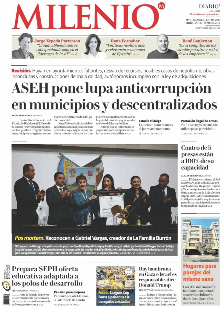 Portada de Milenio de Hidalgo (México)